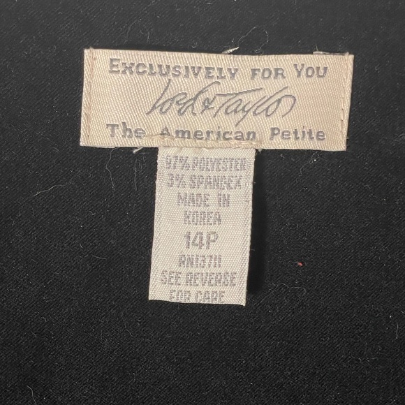 Lord & Taylor Petite Women’s Black Blazer Jacket Size 14P - Picture 3 of 6